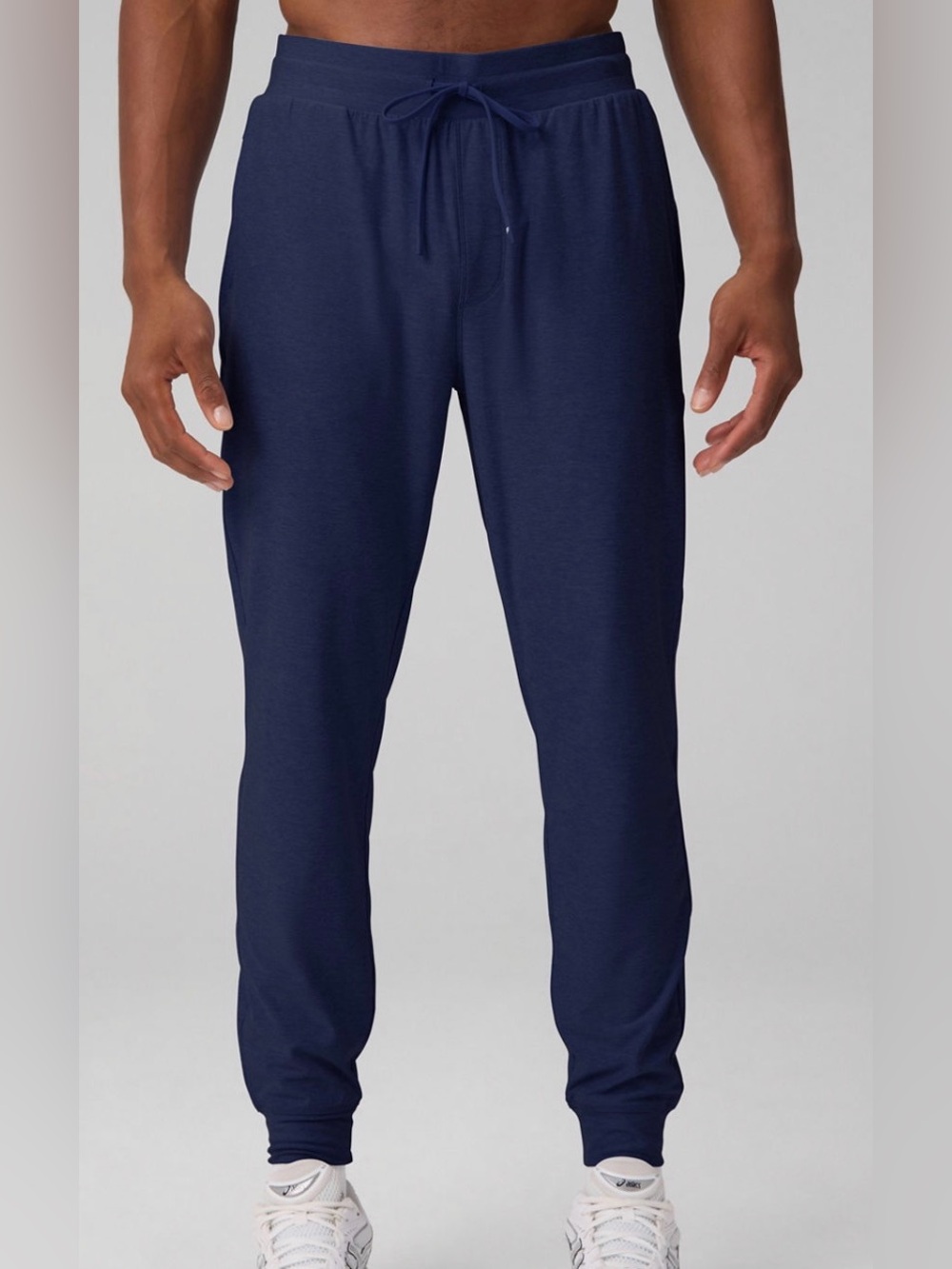 Fabletics The Cloud Jersey Jogger Deep Navy Heather XXL